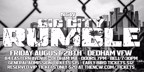 NCW 2026 Big City Rumble