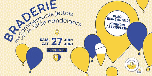 Braderie des commer\u00e7ants jettois - Braderie van de Jetse handelaars
