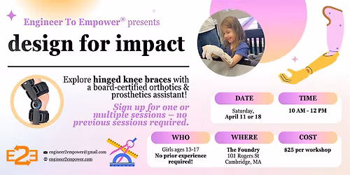 Design for Impact: Hinged Knee Braces (Session 2)