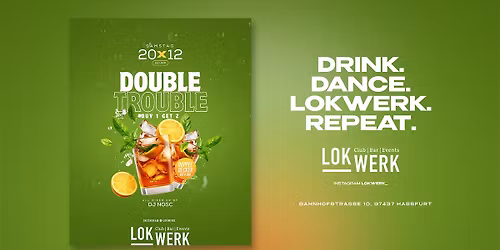 Double Trouble \ud83d\udca3 mit DJ Nosc \ud83c\udf7b DOPPELDECKER BIS 0 UHR \ud83c\udf7b