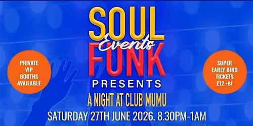 Soul Funk Events at MuMu Maidstone