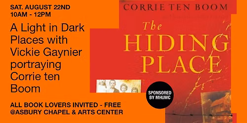 Special Book Presentation - The Hiding Place