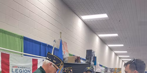 Info booth at gun show