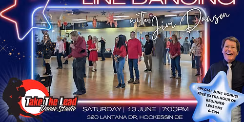 Line Dancing with Jim Dawson - with bonus beginner workshop!!