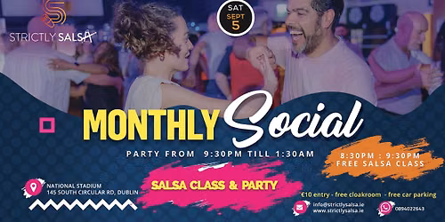 Strictly Salsa - September Monthly Social | Class & Party Night