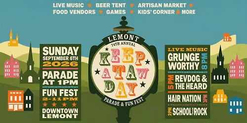 74th Annual Lemont Keepataw Day Parade & Fun Fest