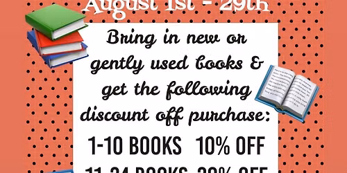 Week 2: 3rd Annual Book Drive