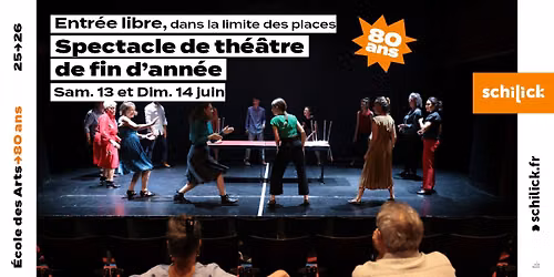 SPECTACLE DE TH\u00c9\u00c2TRE DE FIN D'ANN\u00c9E
