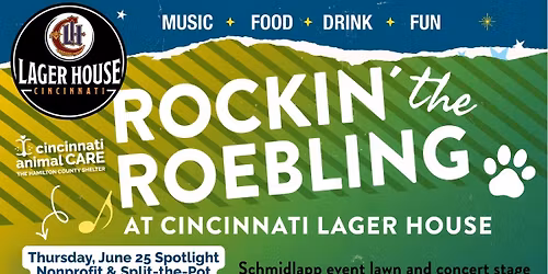 \ud83c\udfb8 Rockin' the Roebling featuring Cincy CARE! \ud83d\udc3e 
