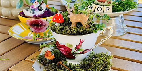 Create a Teacup Fairy Garden at Goods & Grace