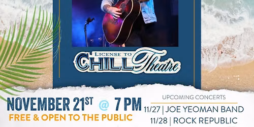 Derek Jones Band at License to Chill Theatre