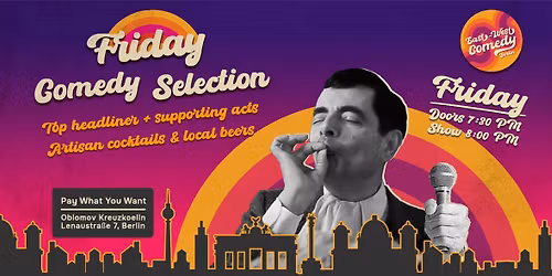 English stand-up: Friday Comedy Selection w. TBA 16.01.26