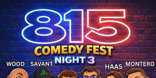 The Hope & Anchor 815 COMEDY FEST Comedy Night (Night 3)
