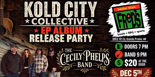 KOLD CITY COLLECTIVE Feat. Cecily Phelps Band