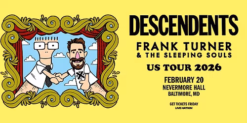 Descendents & Frank Turner & The Sleeping Souls at Nevermore Hall