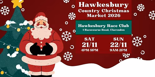 Hawkesbury Country Christmas Markets 2026