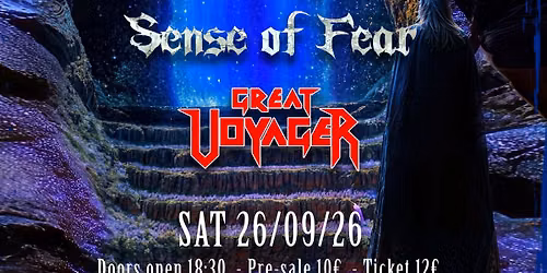 CLAIRVOYANT \/ CRYSTAL WINDS \/ SENSE OF FEAR \/ GREAT VOYAGER | 26.09 | \u0391\u039d CLUB