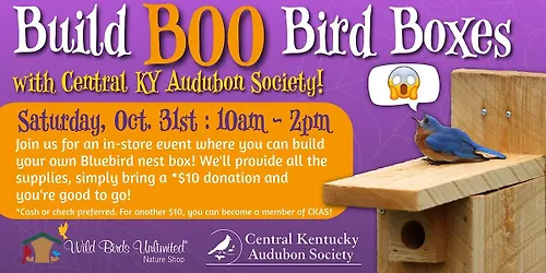 Build BOO Bird Boxes with CKAS