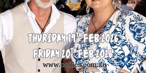 Lyn Bowtell & Luke O\u2019Shea FRIDAY NIGHT at Oodies Cafe!