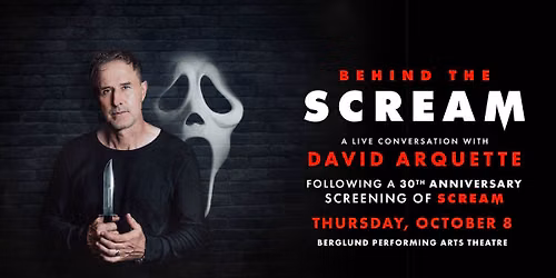 Behind The Scream  A Live Conversation with David Arquette