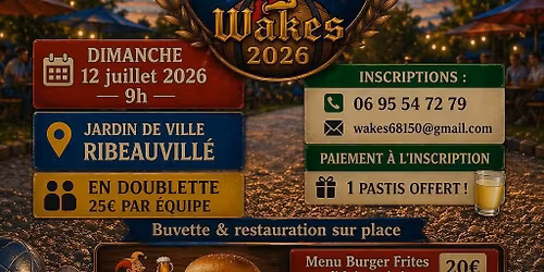 TOURNOI DE P\u00c9TANQUE DES WAKES \ud83d\udd25
