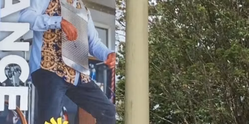 Shrimp City Slim (blues\/zydeco band) wsg Ceasar, live on James Island (CHS 29412)