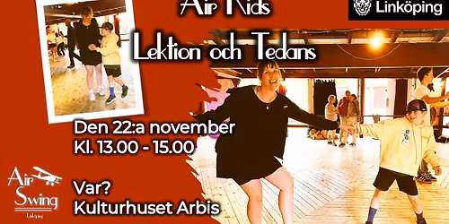Air Kids tedans och swing lektion