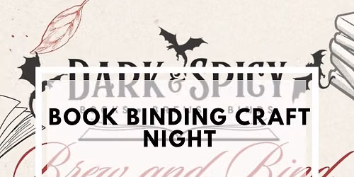 Brew and Bind: A Book Binding Craft Night