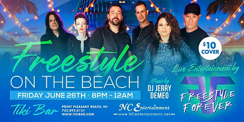 Freestyle on the Beach - June 26 (Freestyle Music Night)