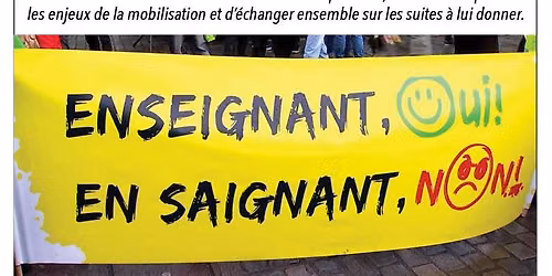 L\u2019\u00e9cole sous pression - \u00c9cole en col\u00e8re, enseignant\u00b7es en lutte