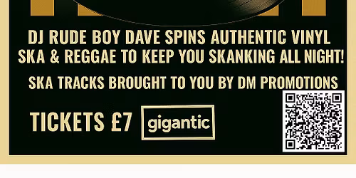 DJ Rude Boy Dave Ska & Reggae Original Vinyl