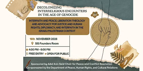 Decolonizing Interreligious Encounters in the Age of Genocide