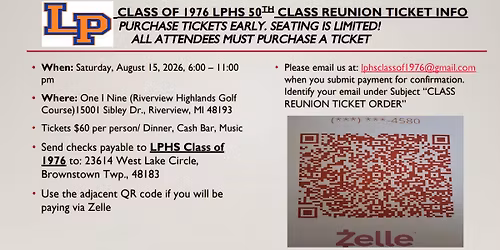 LPHS Class of 1976 50th Reunion
