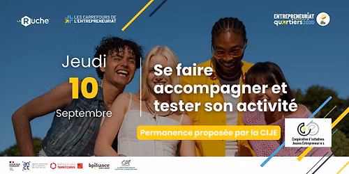 PERMANENCE \/ Se faire accompagner et tester son activit\u00e9 avec la CIJE
