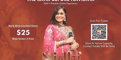 Raas Garba 2026 - Ratri before Navaratri with Nidhi Sheth & Team