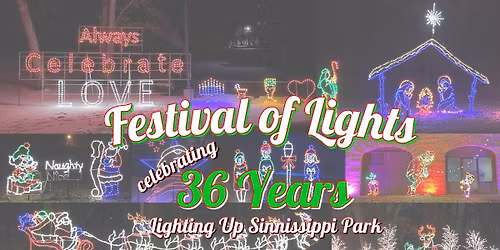 36th Annual Festival of Lights Opening Night - Rockford, Illinois