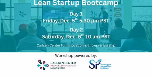 Lean Startup Bootcamp