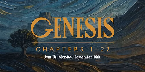 Community Bible Study 2026-2027: Genesis
