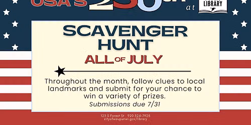Scavenger Hunt Starts