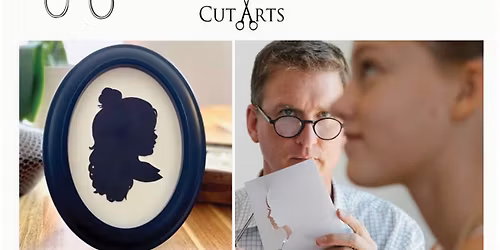 Hand Cut Silhouette Portraits in Santa Monica CA @Sparklekids LA