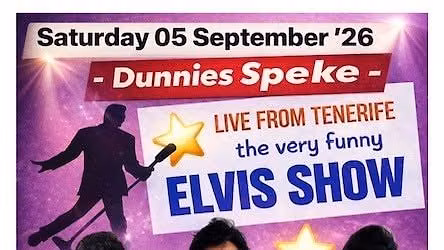 Charity Night at the Dunnies - Featuring *Elvis*