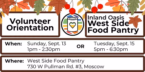 West Side Food Pantry Volunteer Orientation