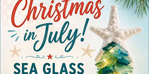 Christmas in July Seaglass Tree