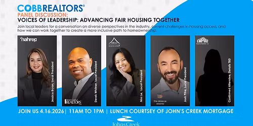 Voices of Leadership: Advancing Fair Housing Together | A Fair Housing Panel Discussion