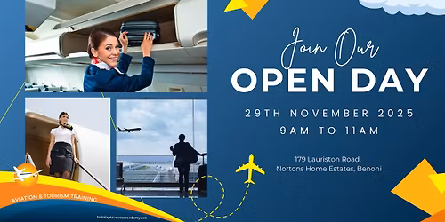 Open Day 29th of November 2025