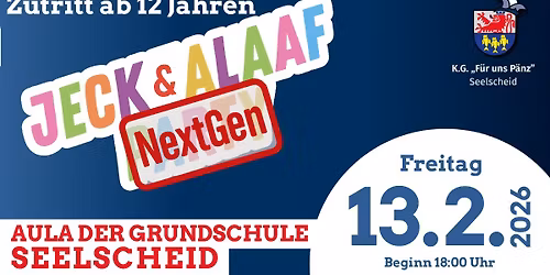 Jeck & Alaaf NextGen 2026 (ab 12 Jahren)