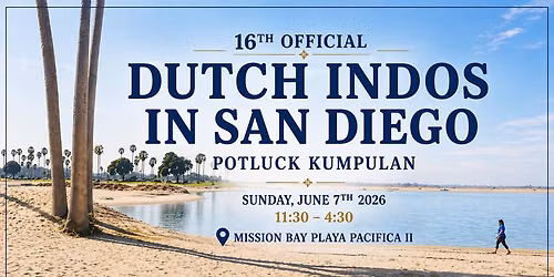 Dutch Indos in San Diego Potluck Kumpulan #16