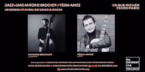 [JAZZ+JAM] Antoine Brochot \/ F\u00e9dia Amice
