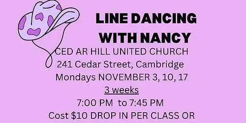 LINE DANCING WITH NANCY