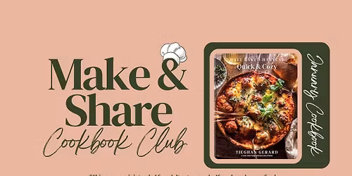 Make & Share Cookbook Club (Make Up Date)
